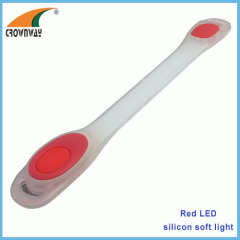 Red flashing Led traffic light street lamps loop wrist lamp 2*CR2032 battery outdoor lamps running light