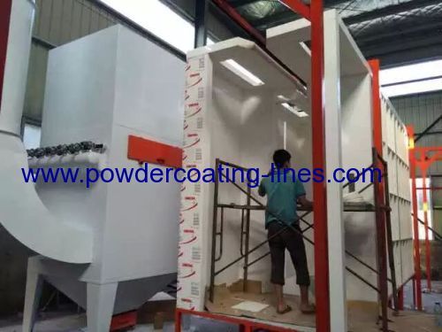 powder coating spray booth