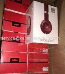 Beats by Dre Solo2 On-Ear Headphones Luxe Edition In Red With Remote Control