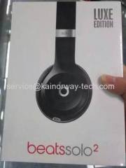 Beats by Dr. Dre Solo2 Wired Luxe Edition On-Ear Headphones With Remote Talk Black