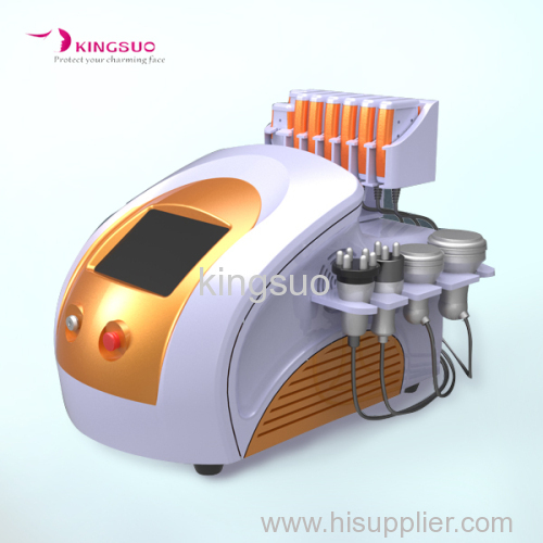 Tripolar rf ultrasound cavitation lipo laser machine