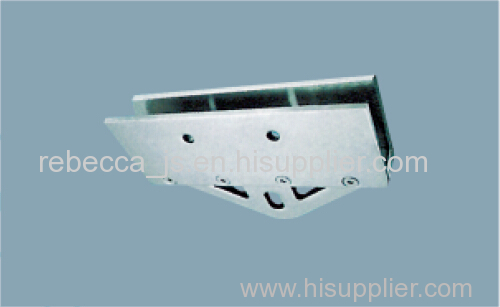 Fixing clamp for fin glass