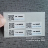 Custom Destructible QR Code Sticker Printing Serial Number Barcode Address Label Stickers