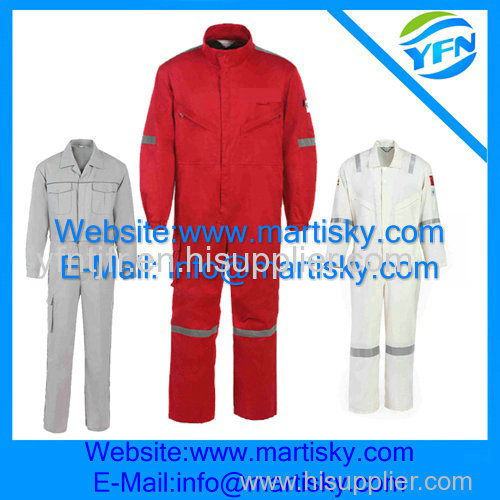 High-Visibility Fire Retardant Coverall Flame-Retardant Workwear