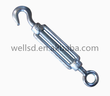Galvanized Standard Din1480 Turnbuckle with Hook and Eye
