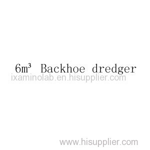 6m³ Backhoe Dredger Product Product Product