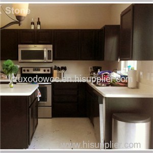 Pure White Quartz Stone Kitchen For Island Bench Top