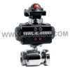 Hygienic Pneumatic Ball Valve With Visual Control Head