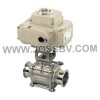 Sanitary Electric 3PCS Ball Valve