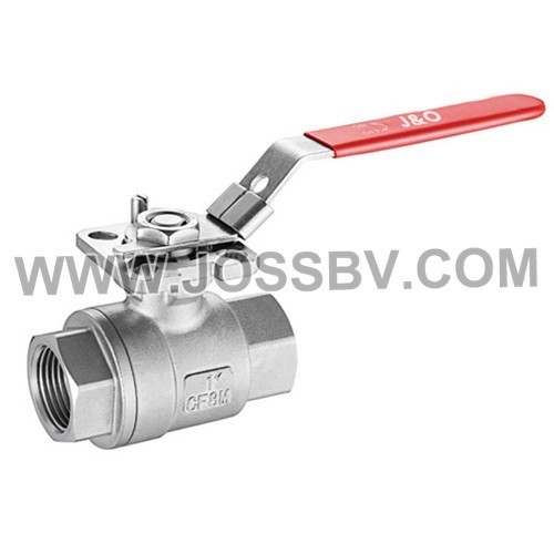 2PC Ball Valve With Direct Mounting Pad 1000WOG