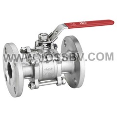 3PCS Ball Valve Flanged End ASME 150LBS