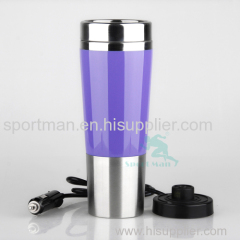 Insulated Stainless Steel Flasks and Thermos Travel Mug / Automobile Mug 12V