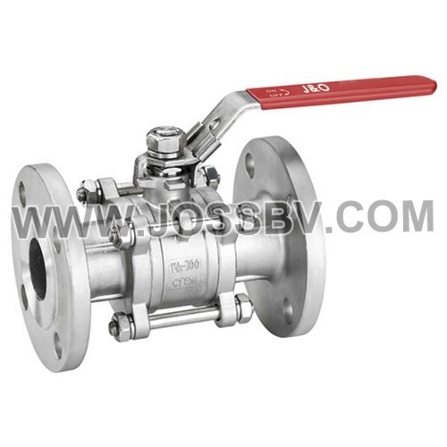 3PCS Ball Valve Flanged End ASME 300LBS