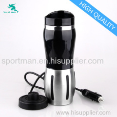 NEW Design Stainless Steel electric travel mug Heated Cup