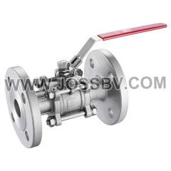 3PCS Ball Valve Flanged End JIS 10K