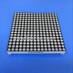 3mm 16 x 16 dot matrix led display;64 x 64mm dot matrix led