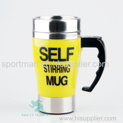 2014 Automatic Electric Stainless Steel Coffee Mixing Cup Self Stirring Mug