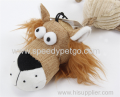 The Aninimal Plush Toy With Natural Rope