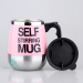 Hot Selling Custom Cheap Steel Self Stirring Electric Coffee Mug 16oz