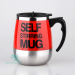 Hot Selling Custom Cheap Steel Self Stirring Electric Coffee Mug 16oz