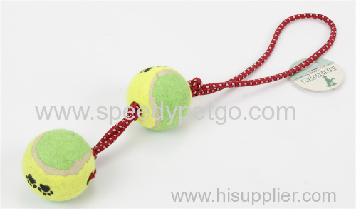 SpeedyPet Brand Dog Play Toy Tennise Ball with Rope