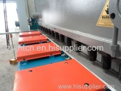 cnc hydraulic guillotine shearing machine with CE on sale