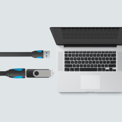 Vention Flat High Speed USB 3.0 Extension Cable