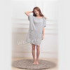 Apparel& Fashion Underwear& Nightwear Sleepwear& Pajamas Ladies Seamless Bamboo Summer Breathable Sleepwear Night Shirt