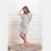 Apparel&Fashion Underwear&Nightwear Sleepwear&Pajama Ladies Seamless Bamboo Fiber Breathable Sleepwear Night Shirt