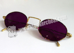 Metal Frame Gambling Glasses For Marked Cards / Magic Tricks