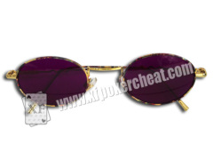 Metal Frame Gambling Glasses For Marked Cards / Magic Tricks