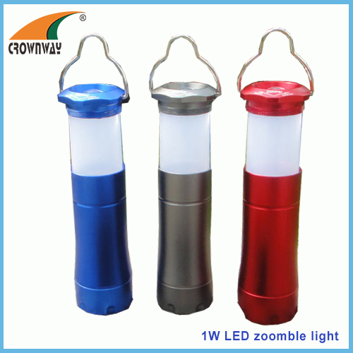 1W LED 80Lumen stretched zoomble table lantern portable camping lamp hook tent light emergency lamp 3*AAA batteries