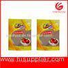 Laminated printed semi vmpet threee side seal bags with vivid design