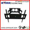 Twin cantilever LCD tilt and swivel adjustable tv wall mounting