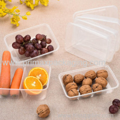 Biodegradable plastic Rectangula takeaway containers