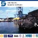 CCS certificate Yokohama marine fender with chain and tyre net