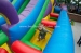 Wacky Colorful Inflatable Bouncer with Slide Combo