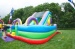 Wacky Colorful Inflatable Bouncer with Slide Combo