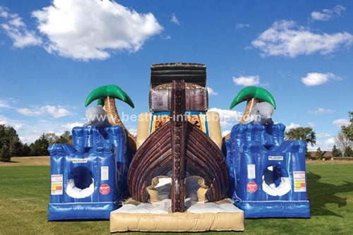 Treasure Island inflatable obstacle course