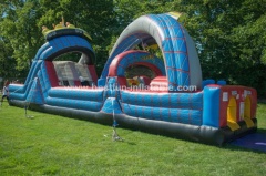 Two Persons Crazy roller coaster Inflatable Obstacle Course