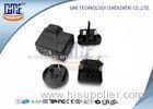 Interchangeable Plug Power Adapter Universal Travel Adaptor With USB