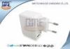 White Universal Travel Power Adapter 5V 1A With ROHS GS Certificated
