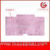 Small Pink Zip Lock Plastic Garment Clothing Packing Bags Of Bopp / Cpp