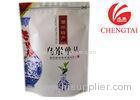 Resealable Gravure printing Stand Up Zipper Tea Packaging Pouch light proof