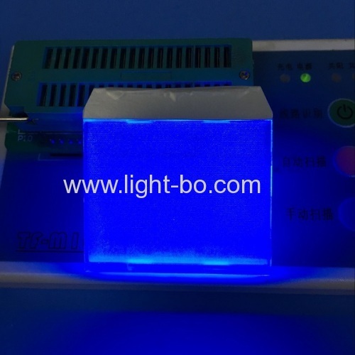 Custom design enhanced background multicolor 7 segment led display with blue led backlight