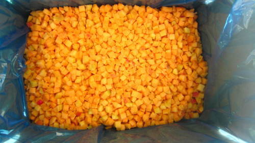 IQF FROZEN APRICOT DICE HALVES