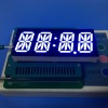 Custom Design ultra blue 0.87&quot; 4 digit 14 segment led display common anode for clock indicator