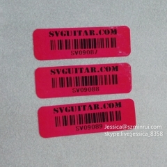 Wholesale Fragile Sticker Barcode Label Custom Self Adhesive Sticker Non-removable Packaging Label