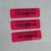 Fast Delivery Brittle Barcode Asset Label Printing One Time Use Fragile Barcode Sticker With Serial Numbers