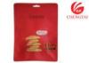 Red UV Surface Larger Capacity Coffee Packaging Bags And Hang Hole